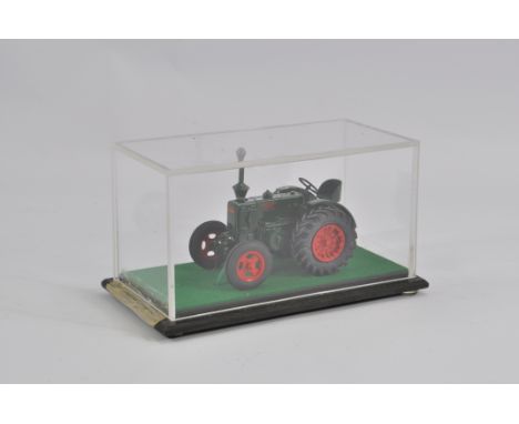 Finely built model in 1/32 scale of a Marshall Diesel Tractor. NM to M. 