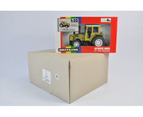 Rare Tradebox of Britains 1/32 Hurlimann Prestige Tractor Models. 3 In the pack. M in E Boxes. 