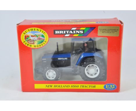 Britains 1/32 Custom Built New Holland 8340 Tractor. N Green. M in E Box.