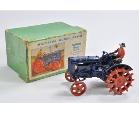 Britains 1/32 Fordson E27N Tractor with Metal Wheels. G in G Box.