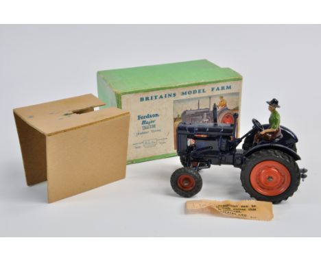 Britains 128F Fordson Major E27N Tractor. Fine Example is VG to NM in VG Box.
