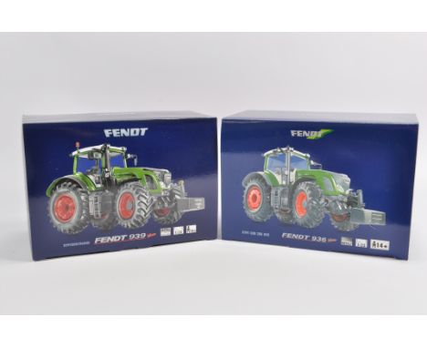 Wiking 1/32 Fendt 939 Vario Tractor and Fendt 936. Both M in E Boxes. (2)