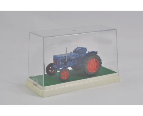 Finely built model in 1/32 scale of a 1953 Fordson Major Diesel Tractor. NM to M. 