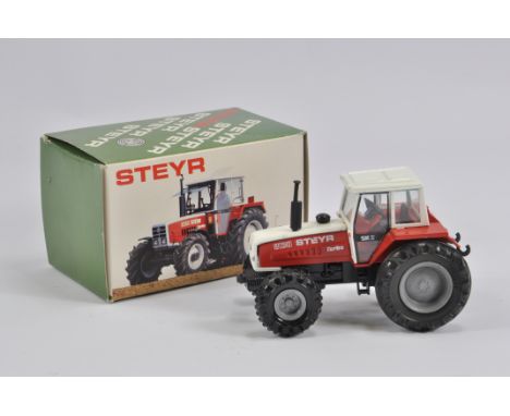 Conrad 1/43 scale No. 5018 Steyr 8130 Turbo Tractor. VG to E in E Box.