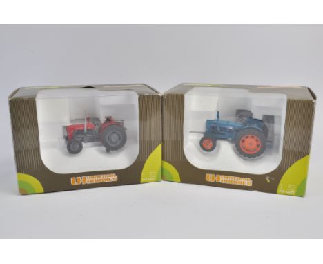 Universal Hobbies 1/32 Fordson Power Major and Massey Ferguson 35X Tractor. Both M in G Boxes. (2)