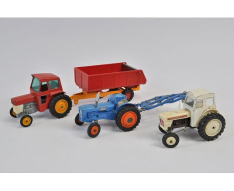 Matchbox, Dinky and Corgi Farm Vehicle Group including David Brown Tractor. F to G.