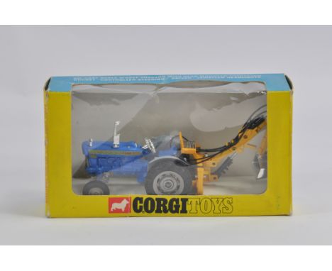 Corgi No. 72 Ford 5000 Super Major Tractor with Backhoe. NM to M in G Box. 