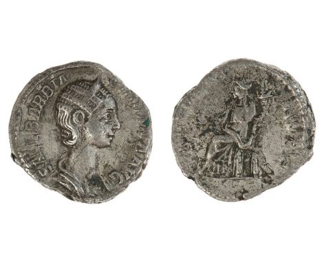 Roman - Late Severan Dynasty - Orbiana (married to Severus Alexander in AD 225) AR Denarius R / Concordia (Ref:  Spink 8191).