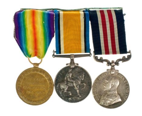 First World War M.M. Gallantry trio, comprising Military medal, named to 265603 PTE. A. Ramsay. 6/R. Highrs:, War and Victory