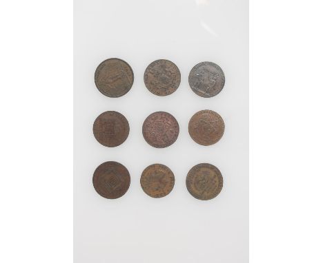 Middlesex 18th century Halfpenny tokens - Richardson Goodluck & Co. Fortuna Stg. 1795 (D & H 467).  EF, Schooling & Sons, Sca