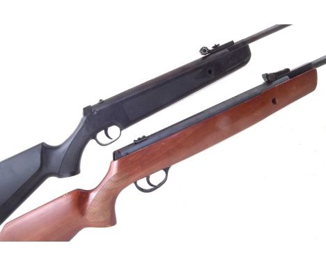 Two air rifles, one a Hatson Breaker 900x .22 calibre, serial number 081527091, (spring broken or missing) the other an SMK S