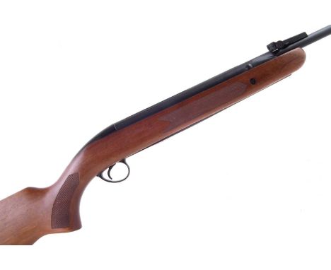 BSA Airsporter - S .22 air rifle, serial number GP 1748, 19" barrel and chequered stock. No licence required to buy this item