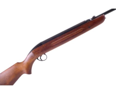 BSA Airsporter .22 air rifle, with 18" barrel, serial number GE44011 No licence required to buy this item, purchaser must be 