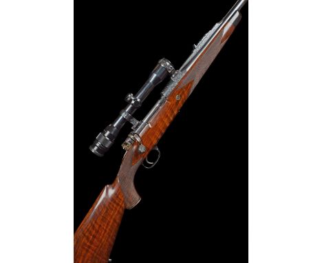Cased Westley Richards .270 Winchester bolt action rifle, serial number 43422, with Swarovski Habicht 4 Nova scope, 24" round