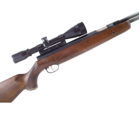 Weihrauch HW77 carbine, serial number 1180000, 18" barrel, fitted with A.S.I Super Scope 4x40 and case No licence required to