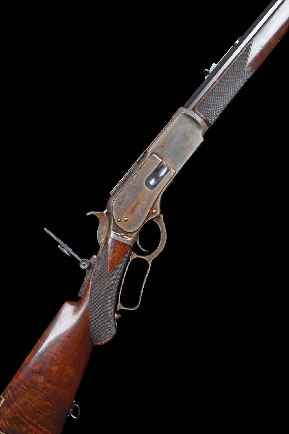 Winchester Deluxe 1876 45/75 Lever Action Rifle, Serial Number 3572, 25 ...