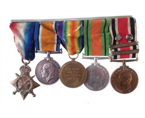 Medal set for Sergeant J. B. Lewis Shropshire Light Infantry 12991, to include The Victory Medal, British War Medal 1914-20, 