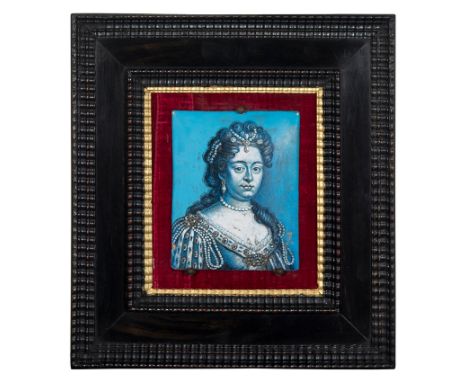 Wenceslas Cifka (Tscheraditz, Bohemia, then Austrian Empire, 1811 - Lisbon, 1884)“Portrait of Queen Mary II of England, in ro