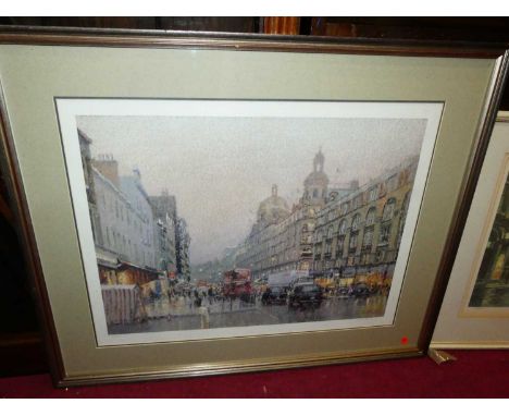 Bob Richardson (b.1938) - The Rows, Chester, limited edition lithograph, signed and numbered 269/800 in pencil to the margin,