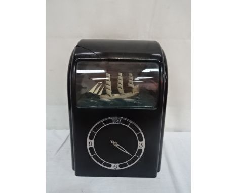 Vitascope ship automaton clock
