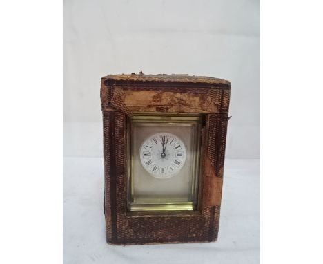 A 19th century French repeater travel clock
