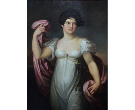 Francois Gerard (1770-1837) attrib - Liberty - An Allegory of the French Revolution, oil on canvas, 110 x 84 cm, with origina