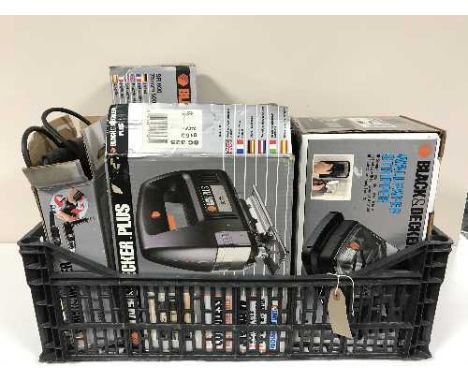 Boxed Black & Decker tools - D111 power centre, sander, wood worker, planer etc 