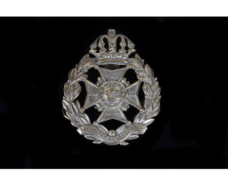 17th County of London Regiment, Rifle Brigade, Tower Hamlet Rifles Victorian Helmet plate, with '17th County of London Regt',