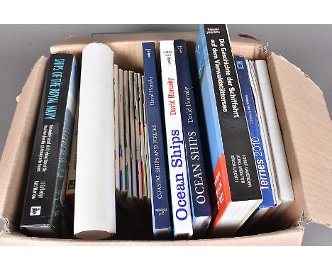 A moderate collection of Nautical/Aviation Books, including 'Ships of the Royal Navy' (College/Warlow, 2010),  'Ocean Ships' 