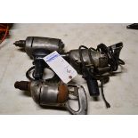 LOT OF 3 DRILLS, T-HANDLE, BLACK AND DECKER
