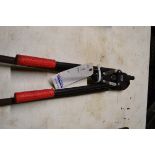 HEAVY DUTY THREAD SETTER, MARSON, MDL 325-RN, (1) BOLT CUTTERS, 24"