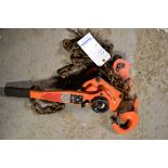 LEVER CHAIN HOIST, JET, MDL JLP-600, 6 TON
