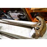 LOT OF 3 MANUAL PIPE BENDERS, RIDGID, 1" EMT, 3/4 RIDGID