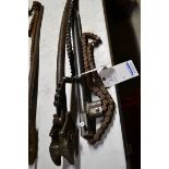 LOT OF 2 CHAIN WRENCHES, (1) 4'