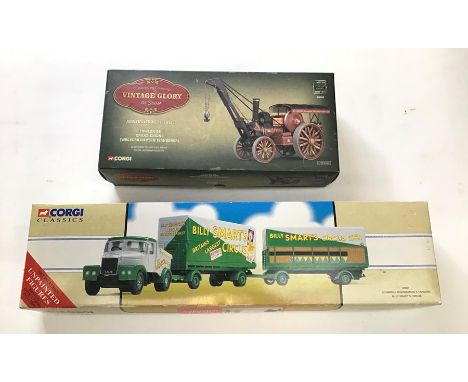 Corgi: A boxed Corgi Vintage Glory of Steam, John Fowler &amp; Co (Leeds) Ltd, Fowler B6 Crane Engine, 80108; together with a