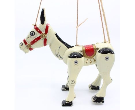 Muffin the Mule: A Lesney, Muffin the Mule Puppet, 1950's, very good original condition, complete with all four rings.&nbsp;