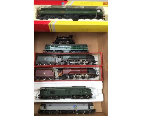 Hornby OO gauge Diesel Mammoth, Duchess of Norfolk, City of Hereford, two Diesel locos, one Triang R.357 Diesel, one 0-4-0 lo