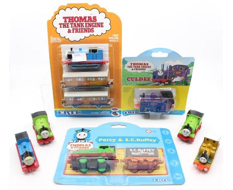 Thomas the Tank Engine: A collection of assorted, carded and sealed Thomas The Tank Engine packs to include: Thomas, Annie &a