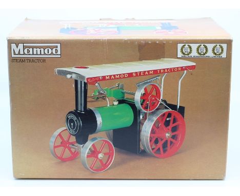 Mamod: A boxed, Mamod Steam Tractor, T.E.1a, appears unused, appears complete.