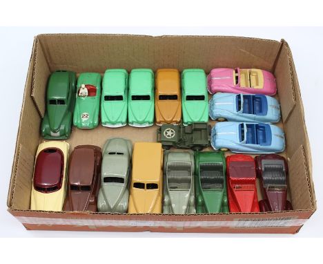 Dinky: A collection of assorted unboxed, Dinky Toys, to include: Hudson Sedan, Packard, Lincoln Zephyr, Lagonda, Sunbeam-Talb