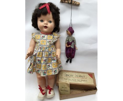Pedigree: A Pedigree, 18" hard plastic doll with original clothes including shoes &amp; socks, original rosy cheeks, teeth, s