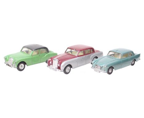 Spot-On: A collection of three unboxed Spot-On vehicles to comprise: Armstrong Siddeley Sapphire; Bentley Saloon; Bristol 406