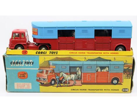 Corgi: A boxed Corgi Major Toys, Chipperfields Horse Transporter with Horses, 1130, within original box, one end flap detache