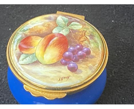 Kingsley enamels - fallen fruits trinket pot 