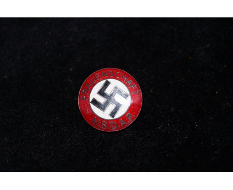 Enamel pin badge depicting Swastika 