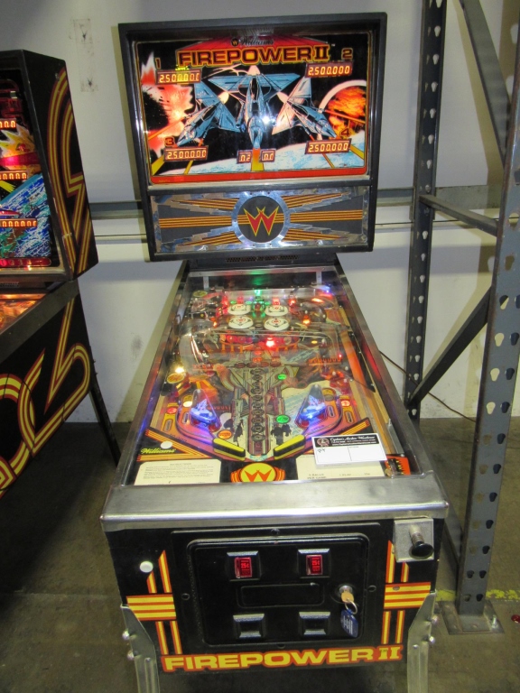 FIREPOWER II CLASSIC PINBALL MACHINE WILLIAMS. Item is in used ...