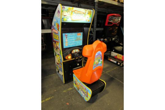 Nicktoons Racing Kids Sitdown Arcade Game Item Is In Used