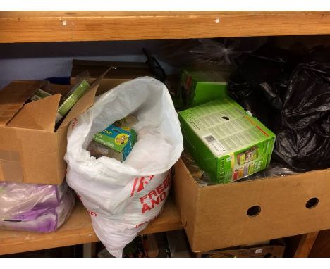 A shelf of dog treats