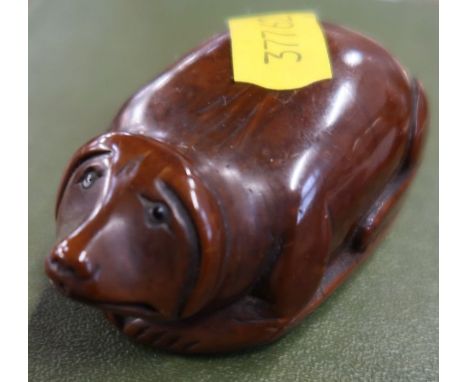 A snuff box, formed as an animal - 37762 - Good condition and a lovely colour