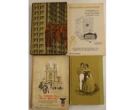 "Fabulous Chicago by Emmett Dedman, Random House, 1953 first edition; "Texas Avenue at Main Street" by A Pat Daniels, Allen P